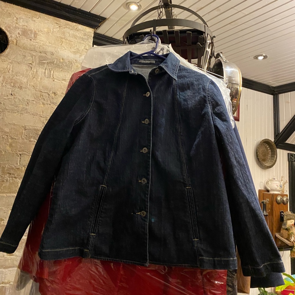 Cute A-line jean jacket
